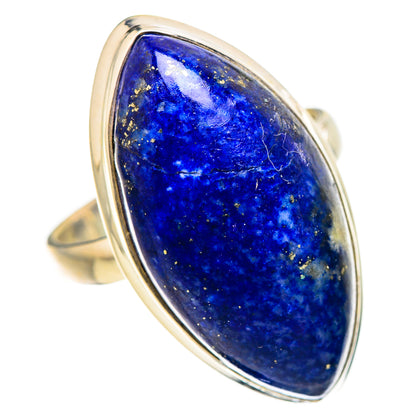 Lapis Lazuli Rings handcrafted by Ana Silver Co - RING132034 - Photo 2