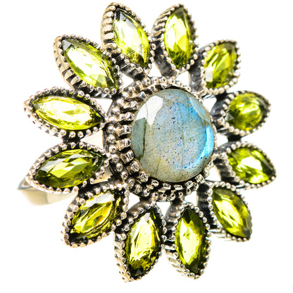Labradorite Rings handcrafted by Ana Silver Co - RING132042 - Photo 2