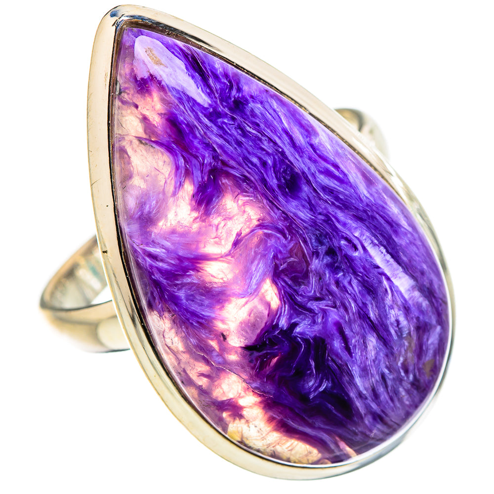 Charoite Rings handcrafted by Ana Silver Co - RING132046 - Photo 2