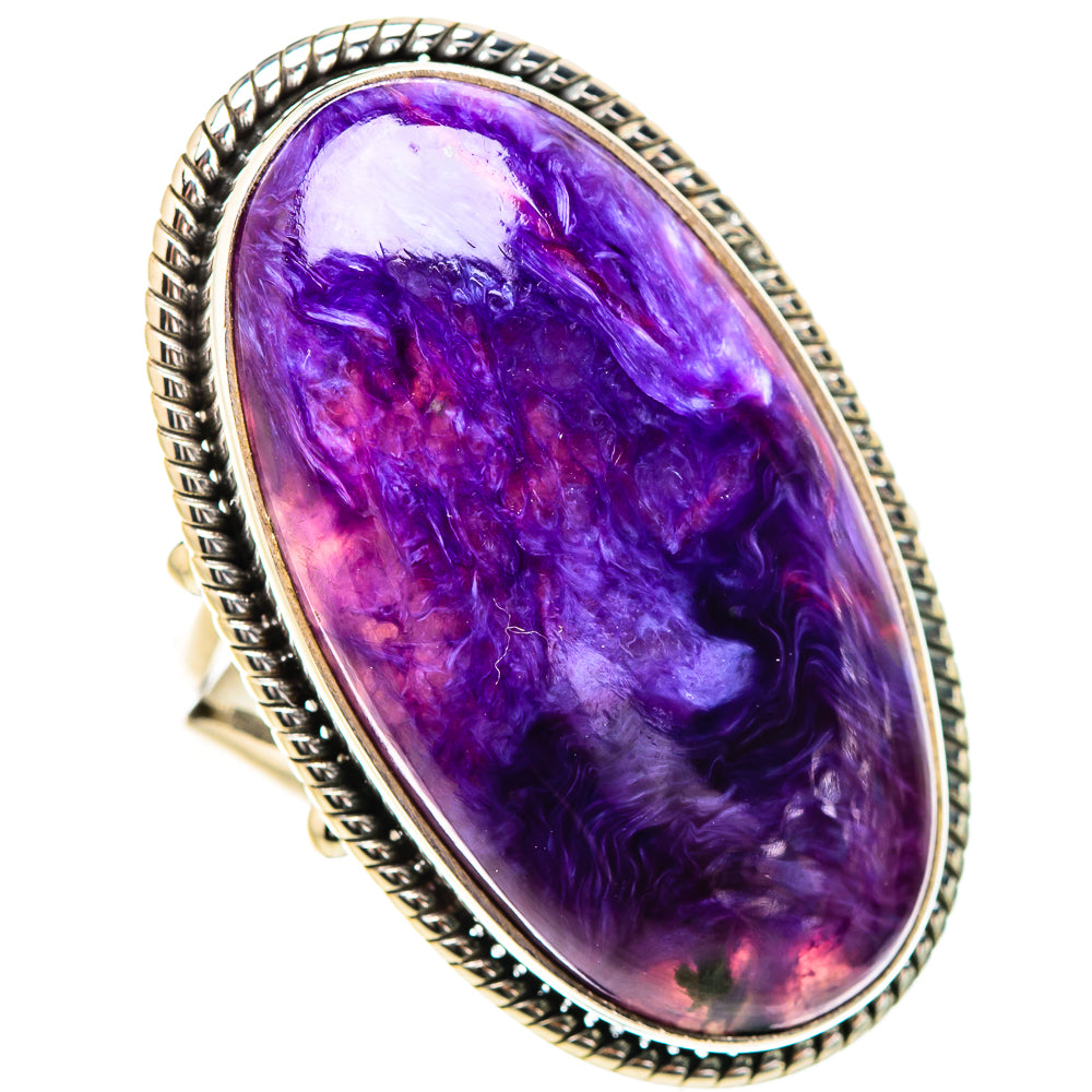 Charoite Rings handcrafted by Ana Silver Co - RING132047 - Photo 2