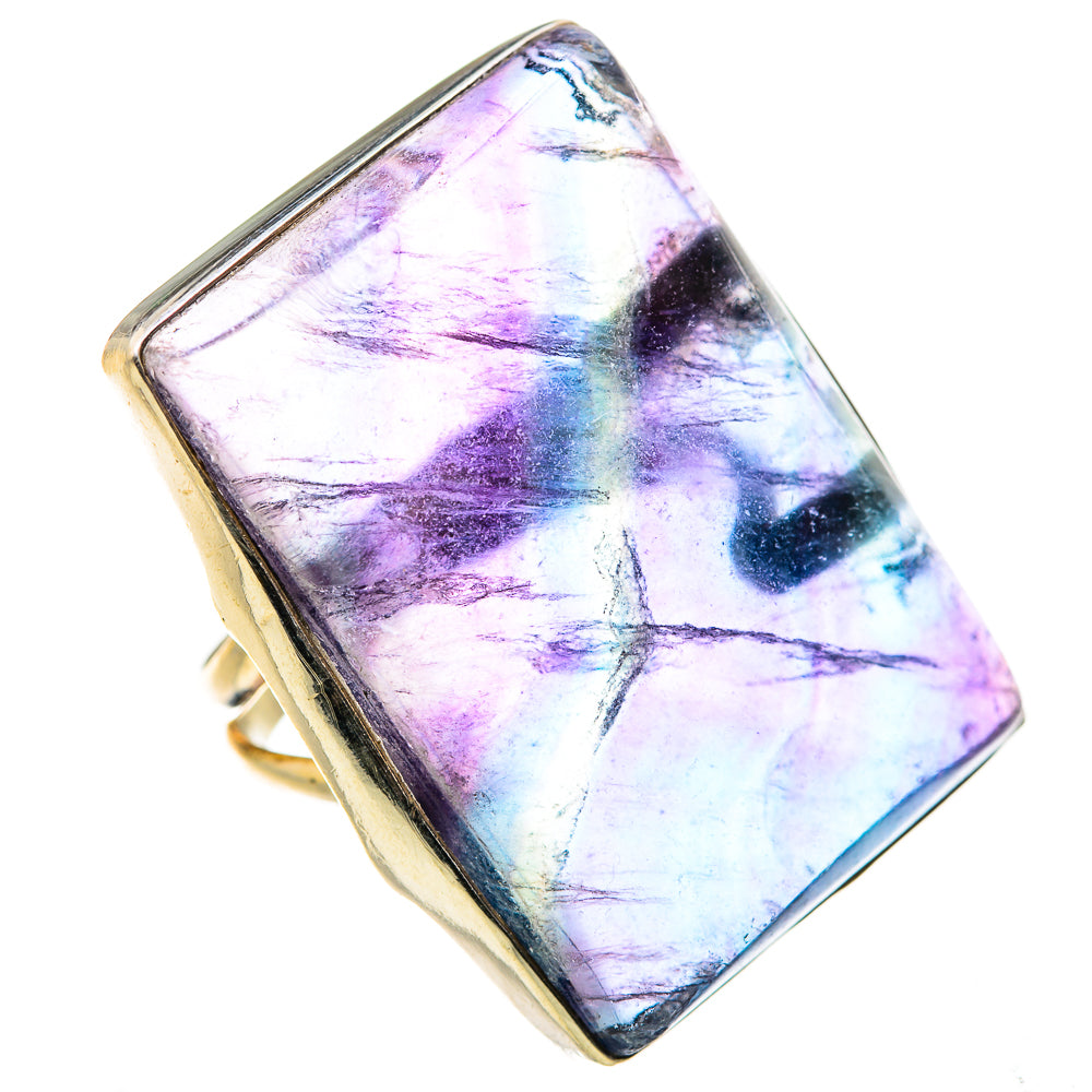 Fluorite Rings handcrafted by Ana Silver Co - RING132048 - Photo 2