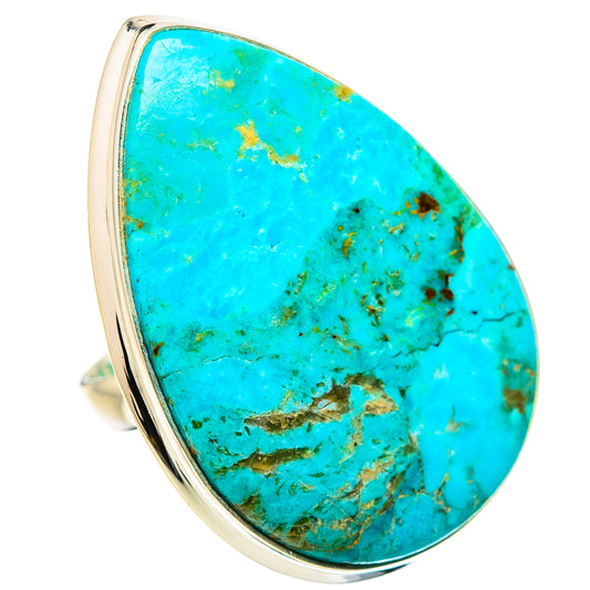 Chrysocolla Rings handcrafted by Ana Silver Co - RING132057 - Photo 2