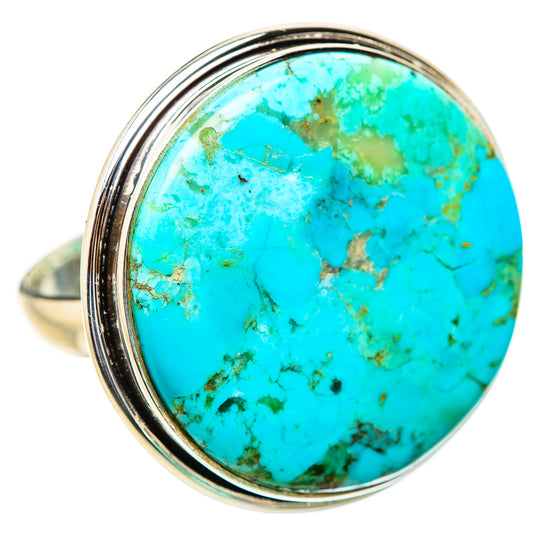 Chrysocolla Rings handcrafted by Ana Silver Co - RING132060 - Photo 2
