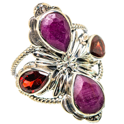 Ruby Rings handcrafted by Ana Silver Co - RING132064 - Photo 2