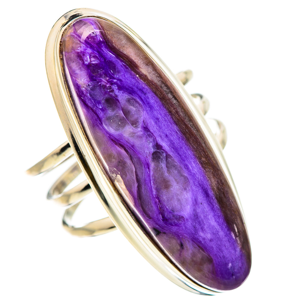 Charoite Rings handcrafted by Ana Silver Co - RING132068 - Photo 2