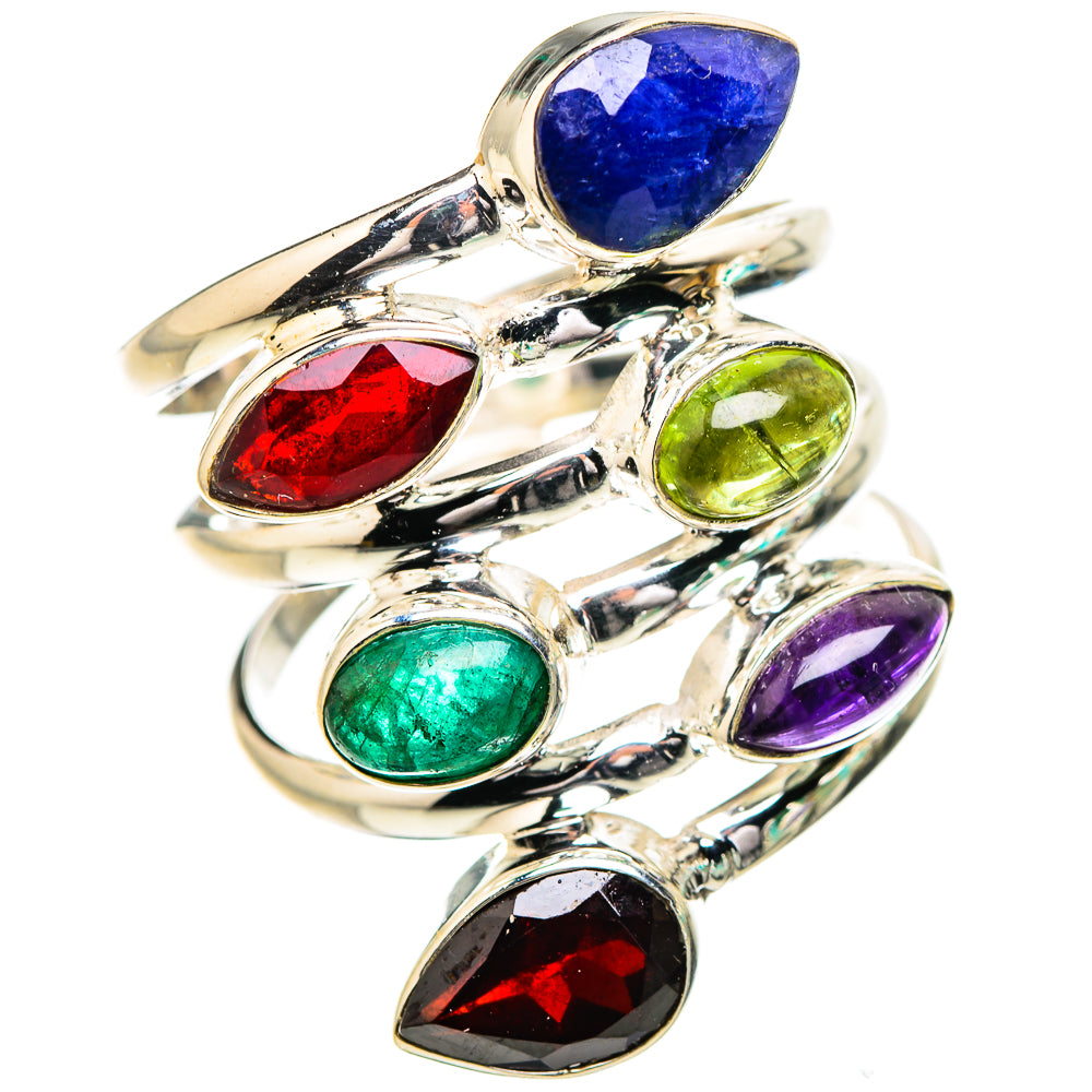 Lapis Lazuli Rings handcrafted by Ana Silver Co - RING132075 - Photo 2