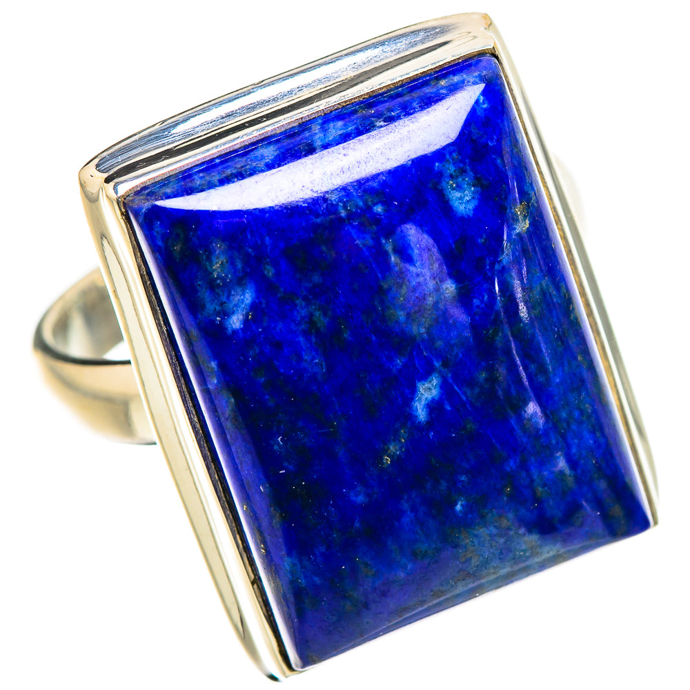 Lapis Lazuli Rings handcrafted by Ana Silver Co - RING132078 - Photo 2