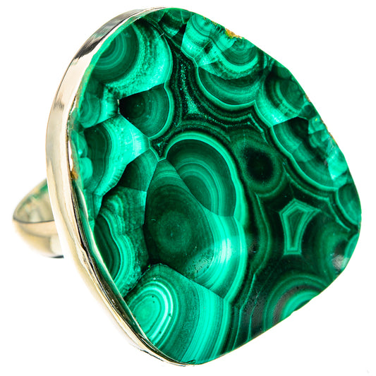 Malachite Rings handcrafted by Ana Silver Co - RING132082 - Photo 2
