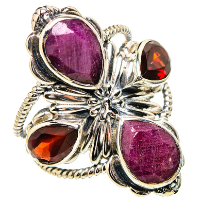 Ruby Rings handcrafted by Ana Silver Co - RING132084 - Photo 2