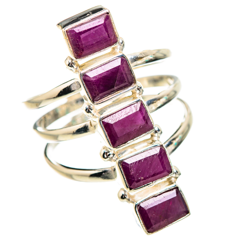 Ruby Rings handcrafted by Ana Silver Co - RING132085 - Photo 2
