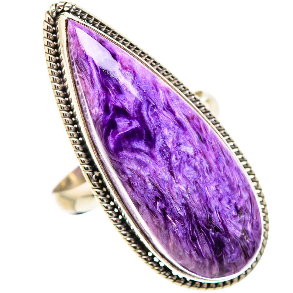 Charoite Rings handcrafted by Ana Silver Co - RING132087 - Photo 2