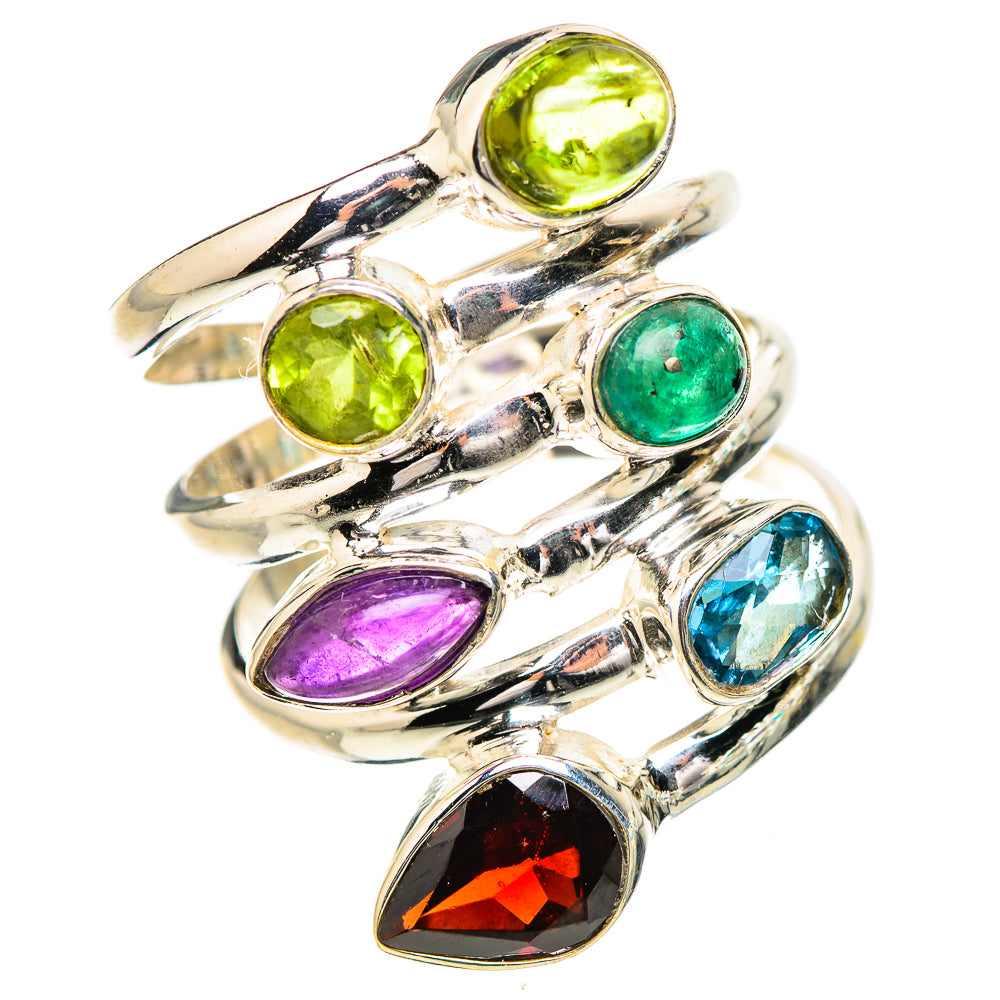 Garnet Rings handcrafted by Ana Silver Co - RING132092 - Photo 2
