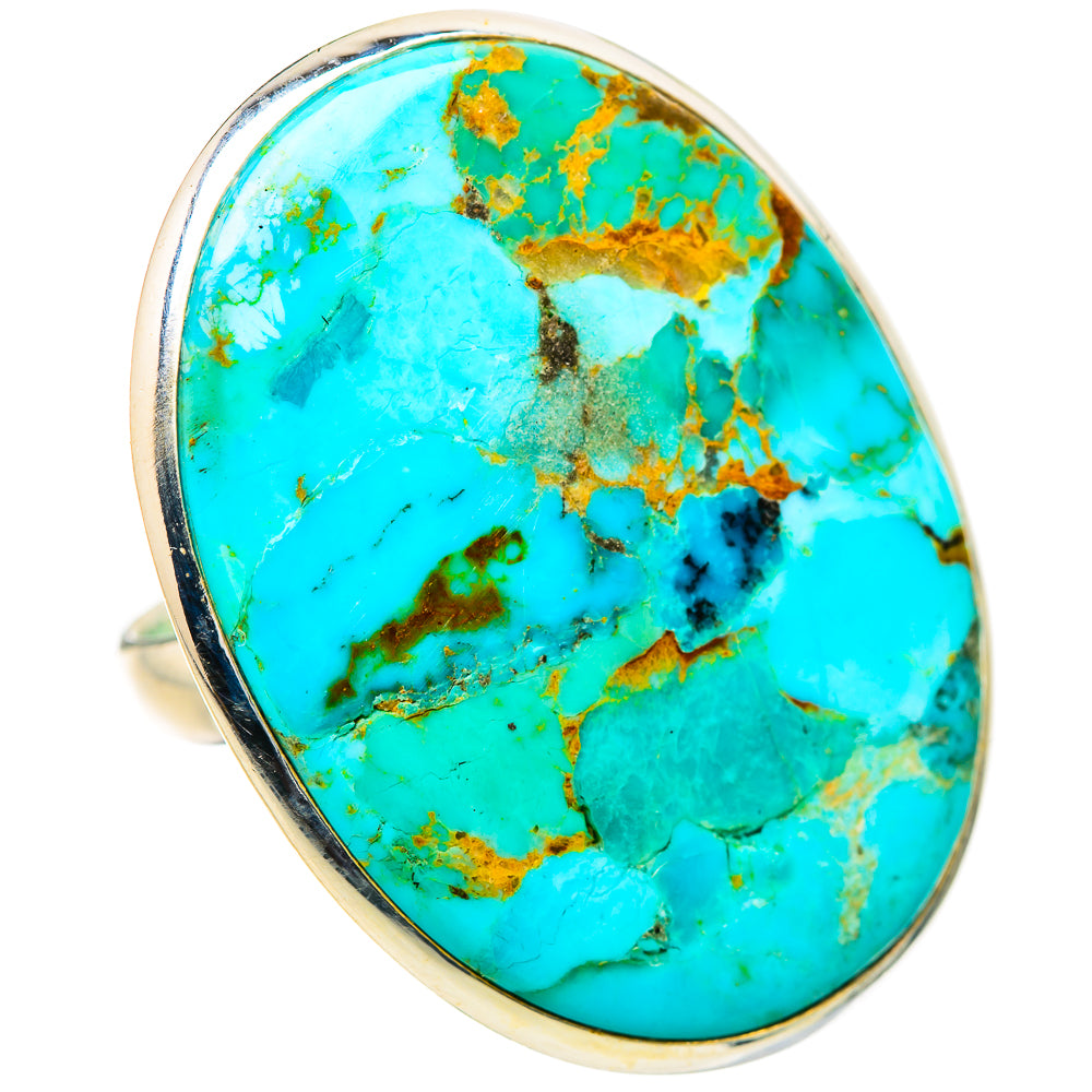 Chrysocolla Rings handcrafted by Ana Silver Co - RING132094 - Photo 2