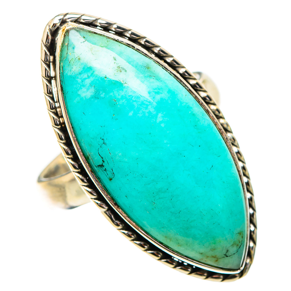 Amazonite Rings handcrafted by Ana Silver Co - RING132101 - Photo 2