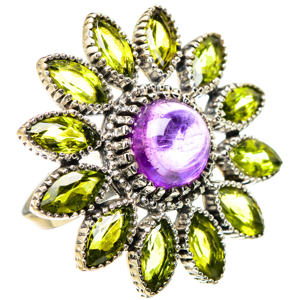 Amethyst Rings handcrafted by Ana Silver Co - RING132104 - Photo 2