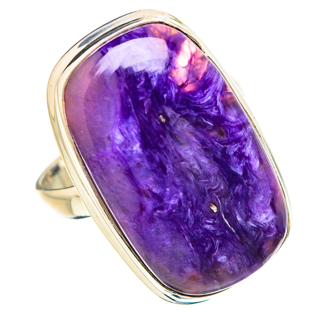 Charoite Rings handcrafted by Ana Silver Co - RING132106 - Photo 2