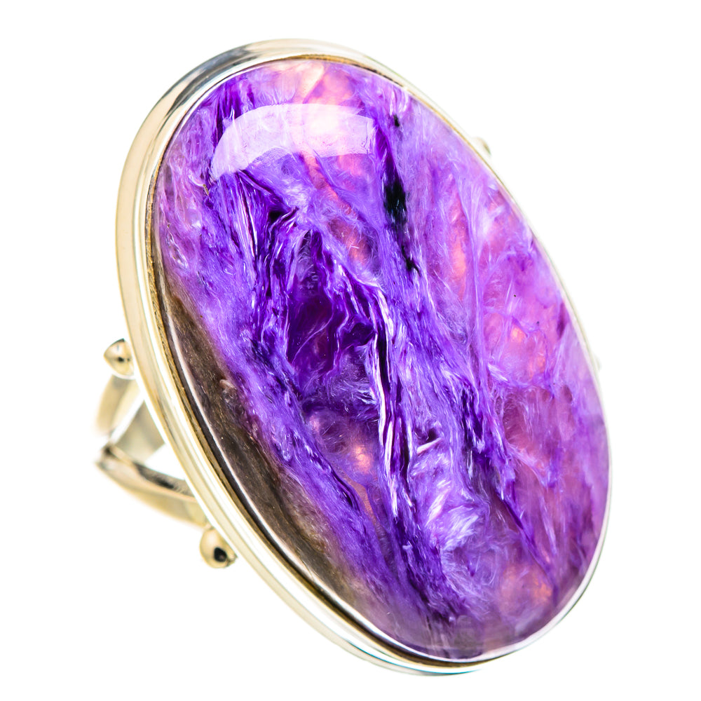 Charoite Rings handcrafted by Ana Silver Co - RING132107 - Photo 2