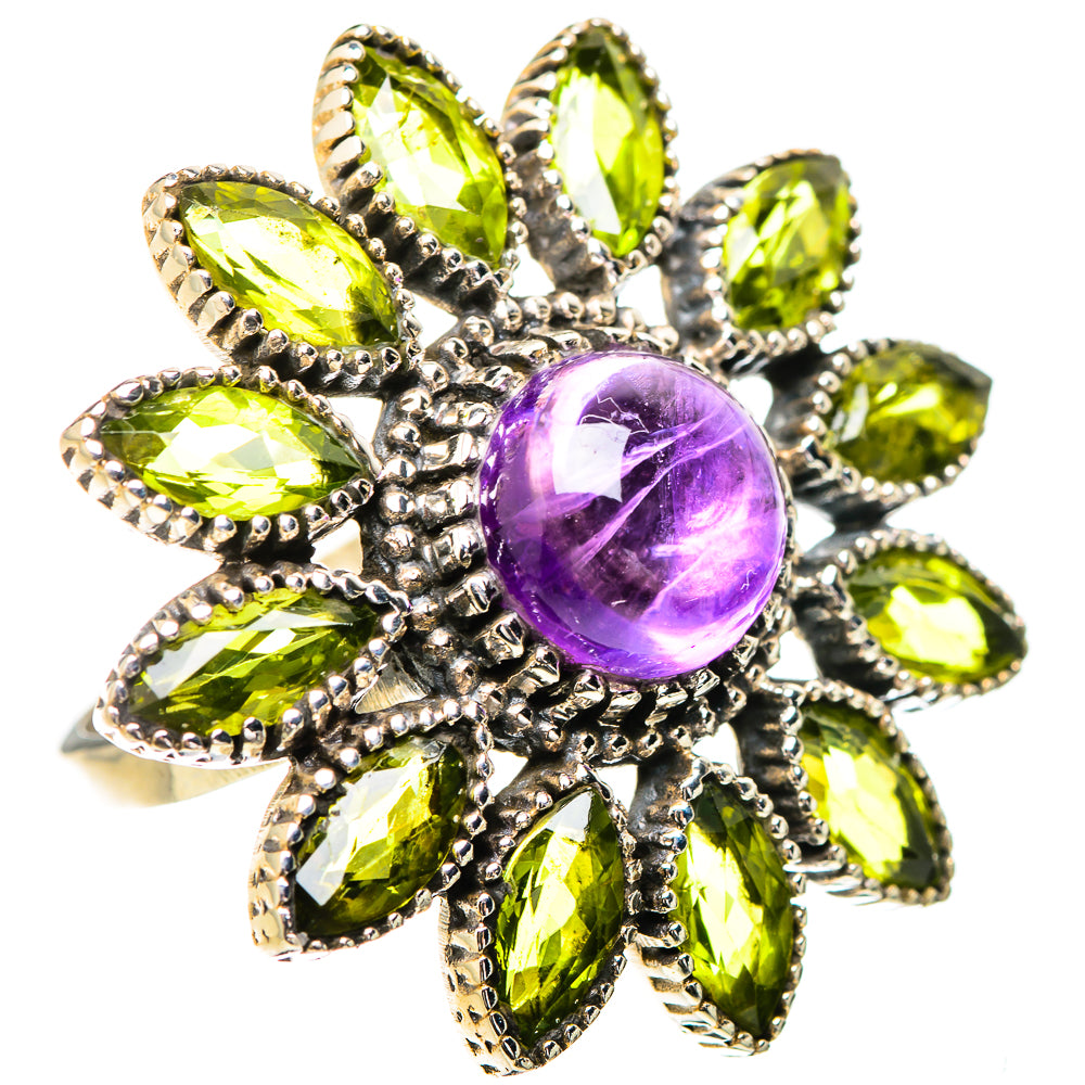 Amethyst Rings handcrafted by Ana Silver Co - RING132118 - Photo 2