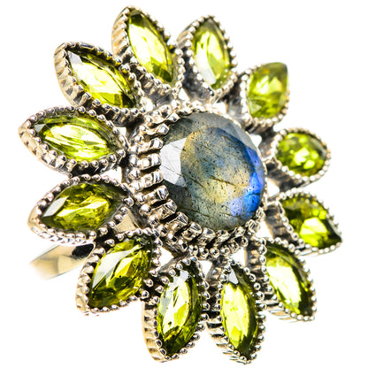 Labradorite Rings handcrafted by Ana Silver Co - RING132119 - Photo 2