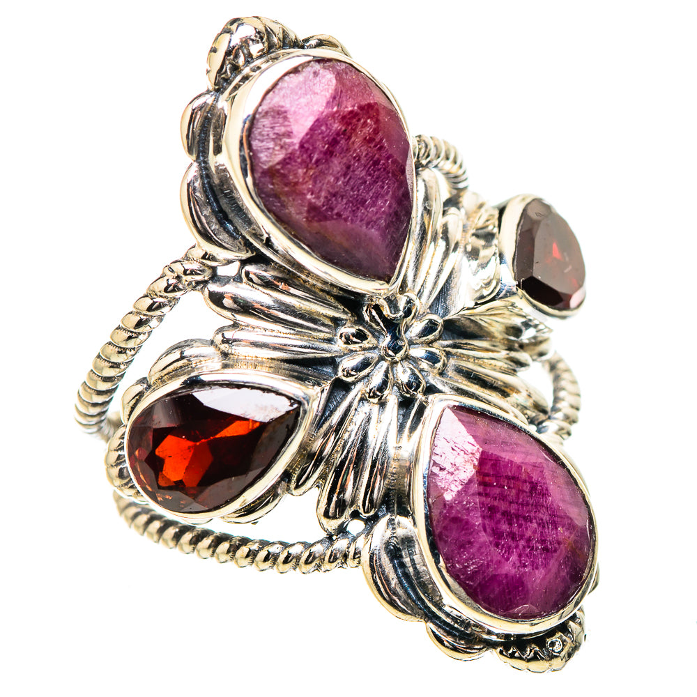 Ruby Rings handcrafted by Ana Silver Co - RING132120 - Photo 2
