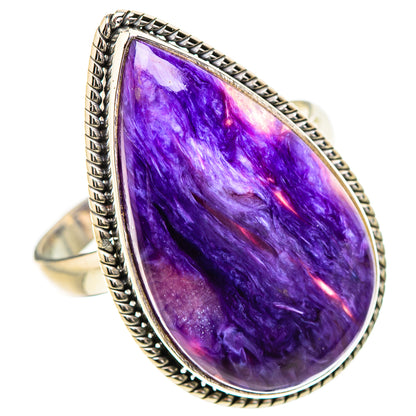 Charoite Rings handcrafted by Ana Silver Co - RING132121 - Photo 2