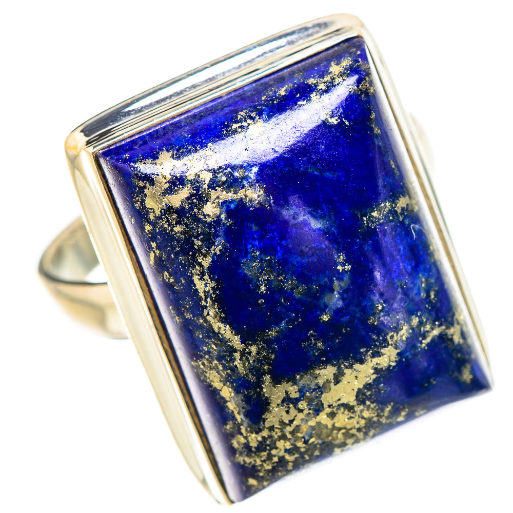 Lapis Lazuli Rings handcrafted by Ana Silver Co - RING132132 - Photo 2