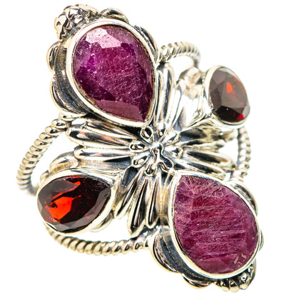 Ruby Rings handcrafted by Ana Silver Co - RING132135 - Photo 2