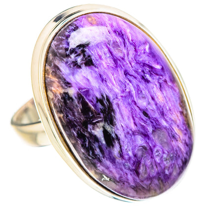 Charoite Rings handcrafted by Ana Silver Co - RING132136 - Photo 2