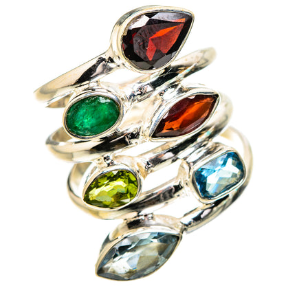 Garnet Rings handcrafted by Ana Silver Co - RING132139 - Photo 2