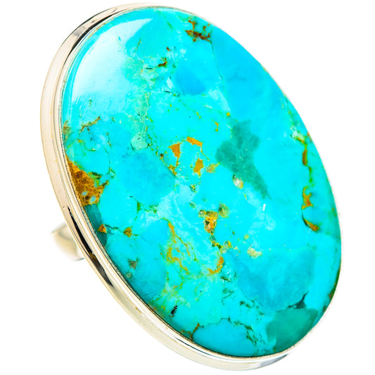 Chrysocolla Rings handcrafted by Ana Silver Co - RING132149 - Photo 2
