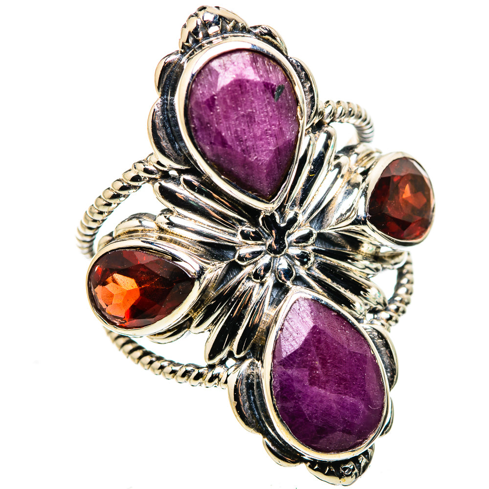Ruby Rings handcrafted by Ana Silver Co - RING132155 - Photo 2