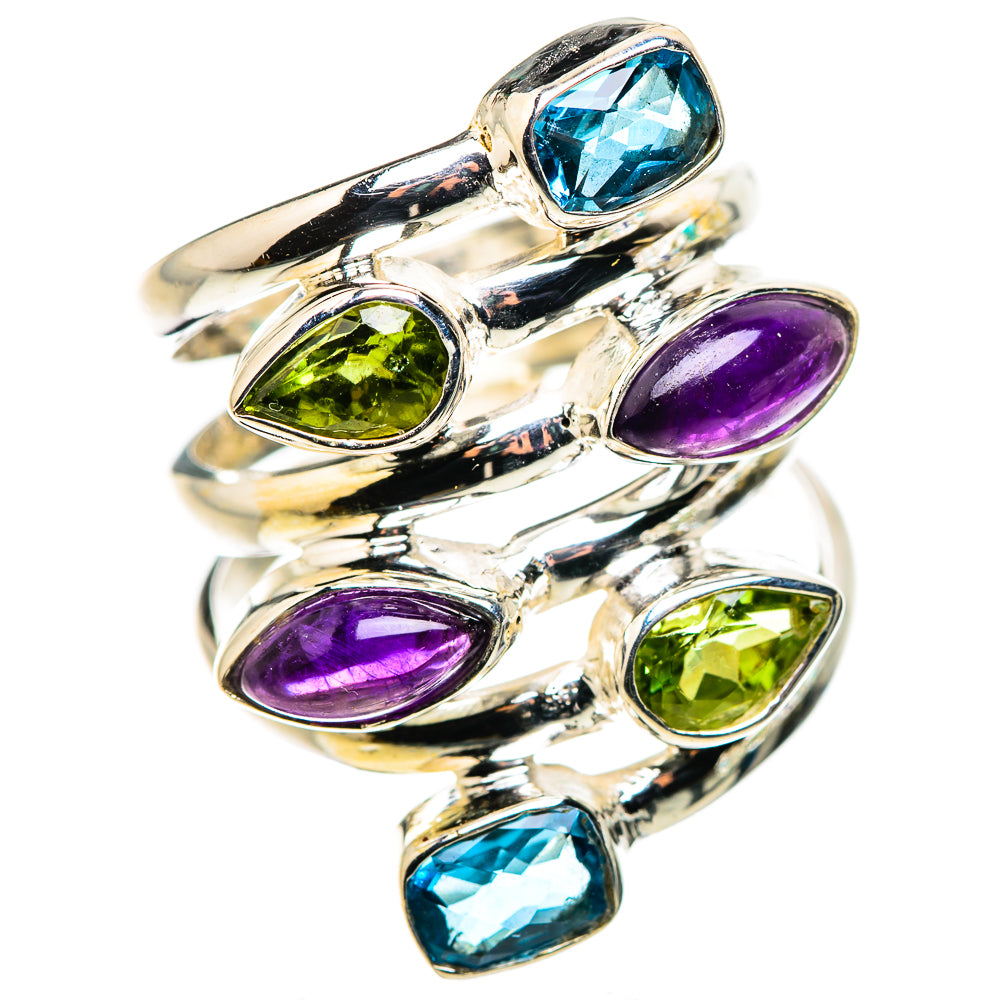 Amethyst Rings handcrafted by Ana Silver Co - RING132163 - Photo 2