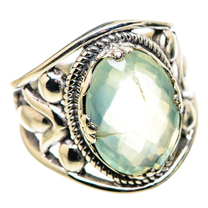 Aqua Chalcedony Rings handcrafted by Ana Silver Co - RING132171 - Photo 2