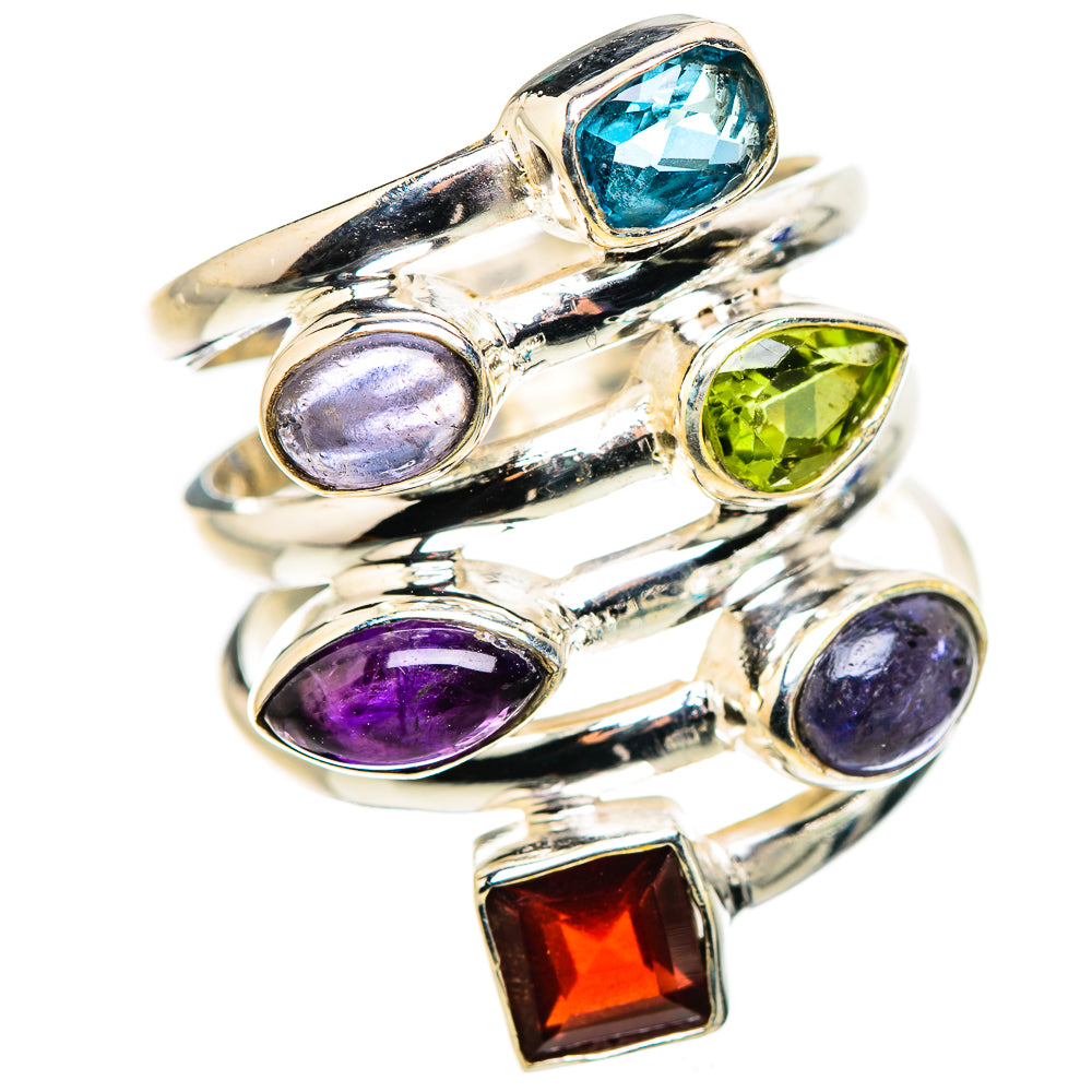 Garnet Rings handcrafted by Ana Silver Co - RING132180 - Photo 2