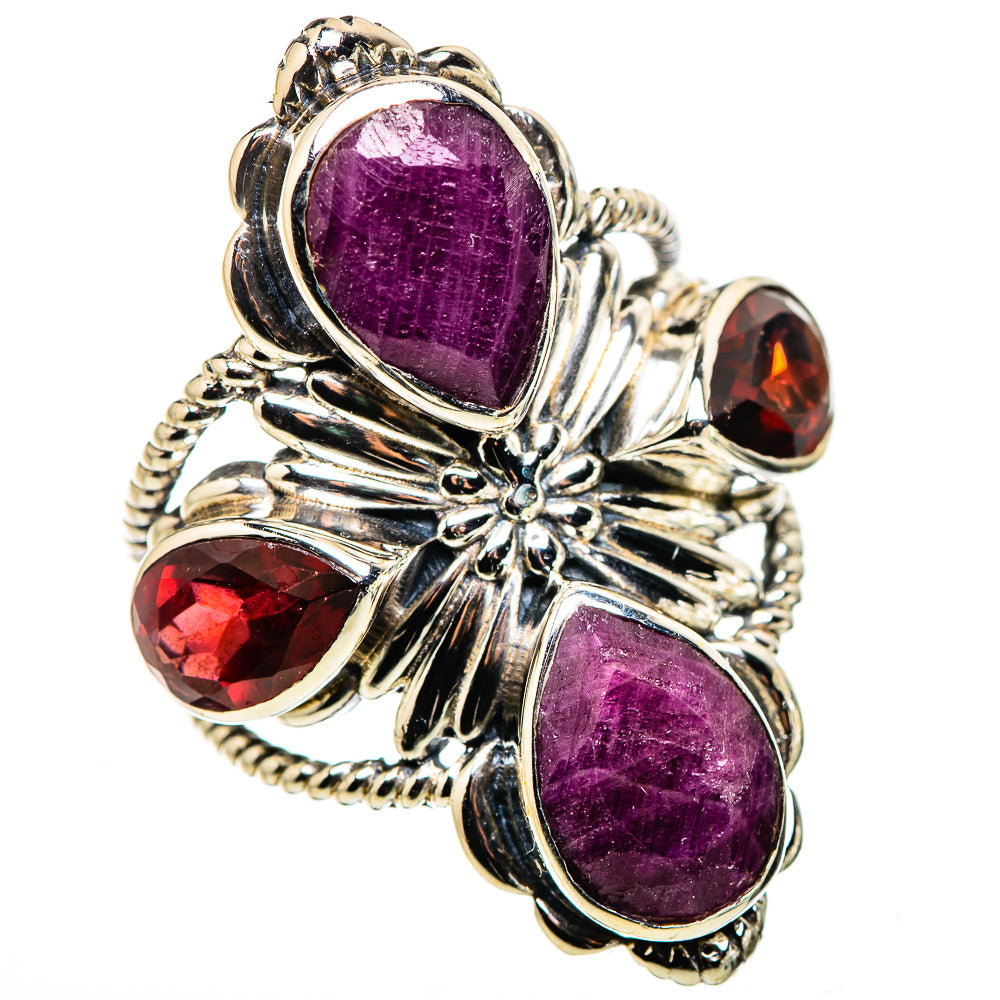 Ruby Rings handcrafted by Ana Silver Co - RING132188 - Photo 2