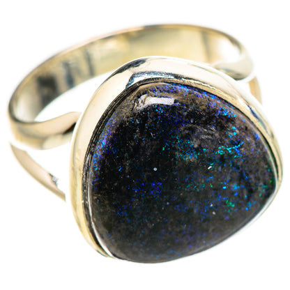 Andamooka Opal Rings handcrafted by Ana Silver Co - RING132198 - Photo 2