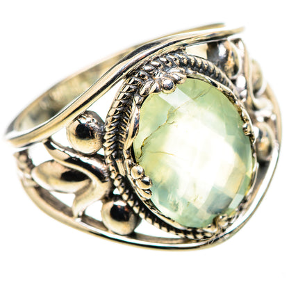 Prehnite Rings handcrafted by Ana Silver Co - RING132204 - Photo 2