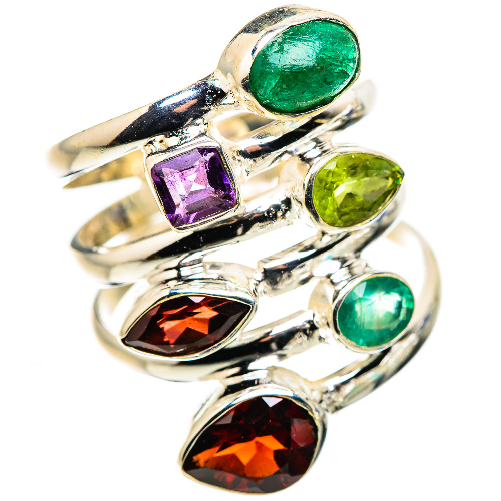 Green Aventurine Rings handcrafted by Ana Silver Co - RING132211 - Photo 2
