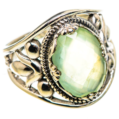Prehnite Rings handcrafted by Ana Silver Co - RING132219 - Photo 2