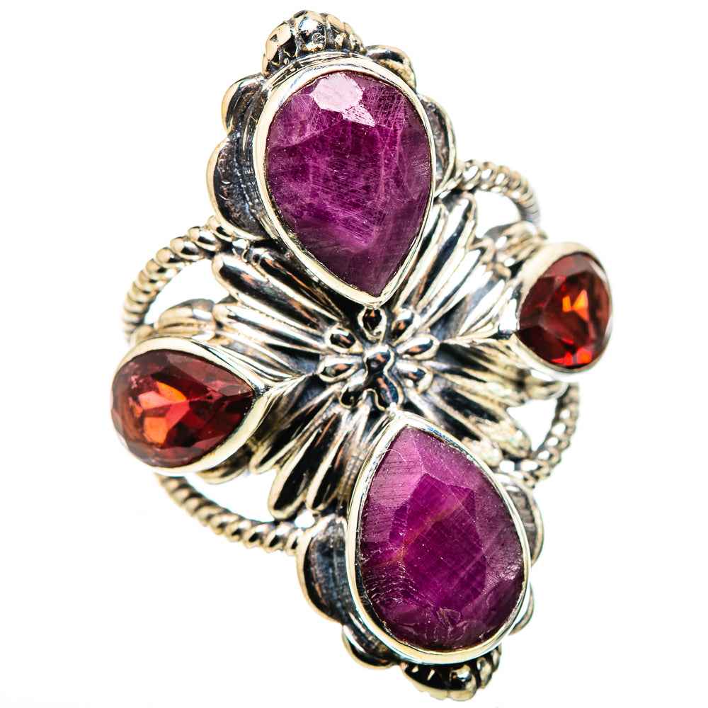 Ruby Rings handcrafted by Ana Silver Co - RING132220 - Photo 2