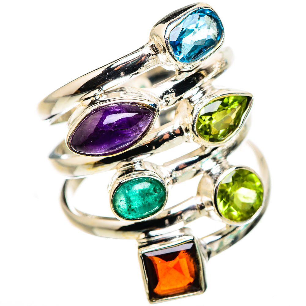 Amethyst Rings handcrafted by Ana Silver Co - RING132225 - Photo 2