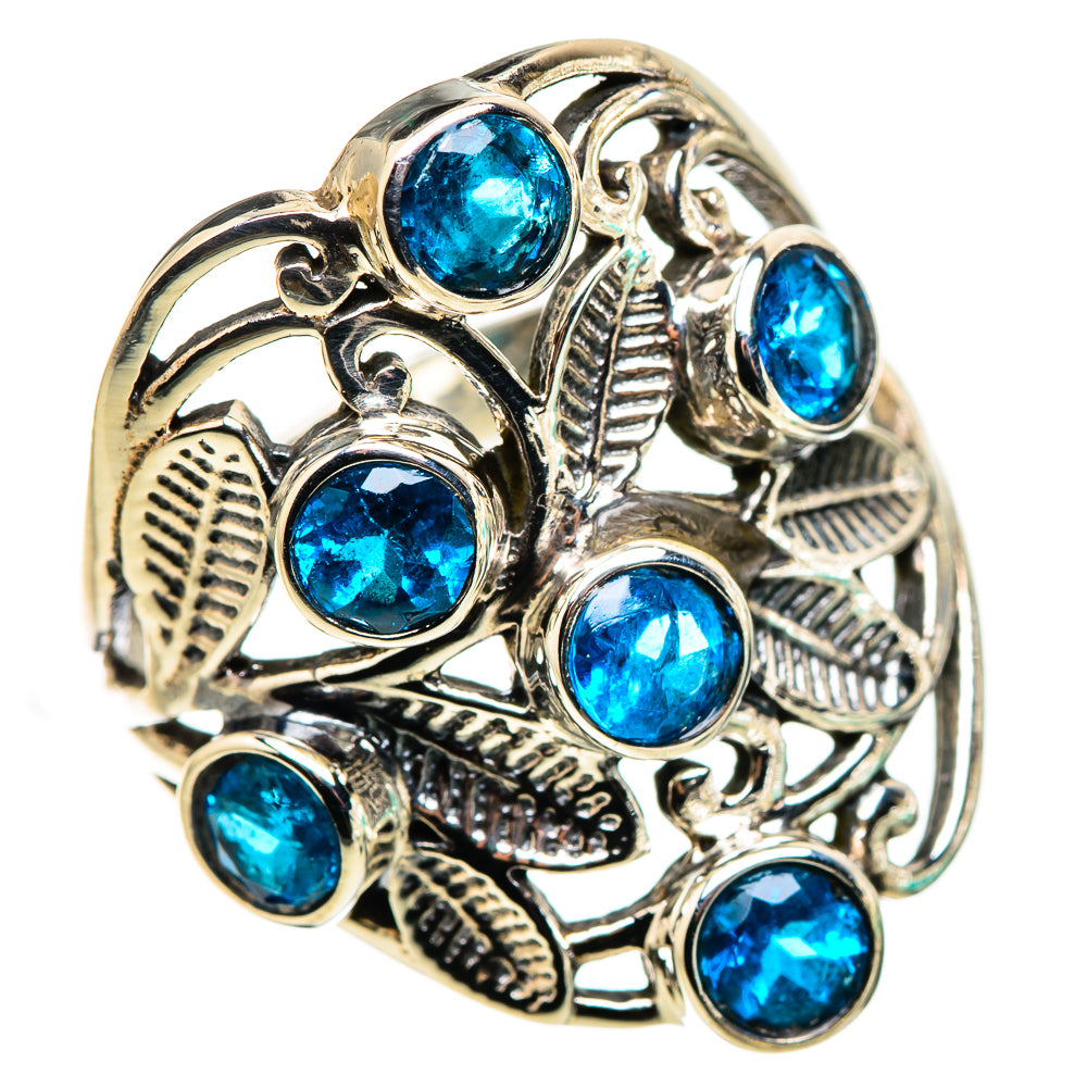Swiss Blue Topaz Rings handcrafted by Ana Silver Co - RING132232 - Photo 2
