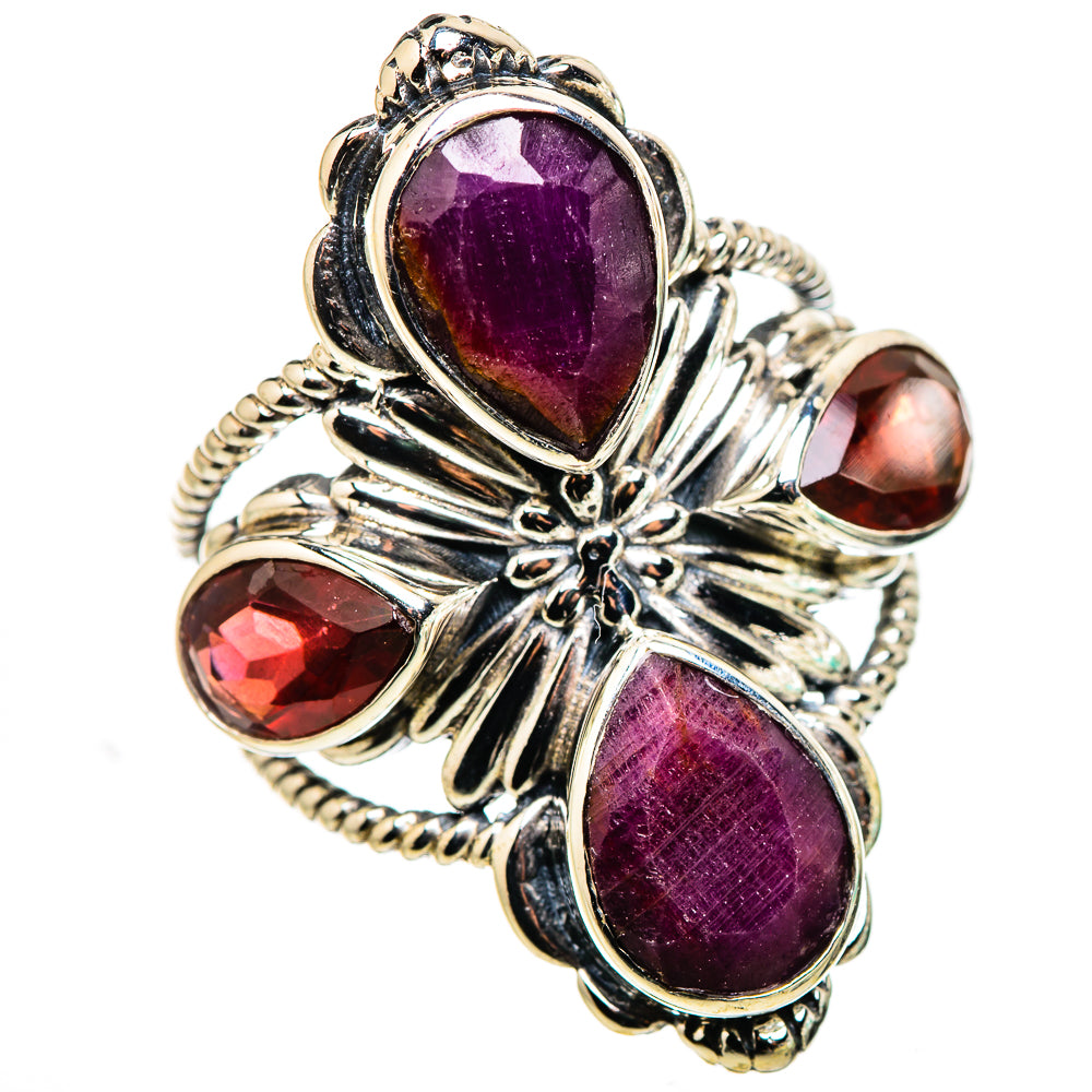 Ruby Rings handcrafted by Ana Silver Co - RING132234 - Photo 2