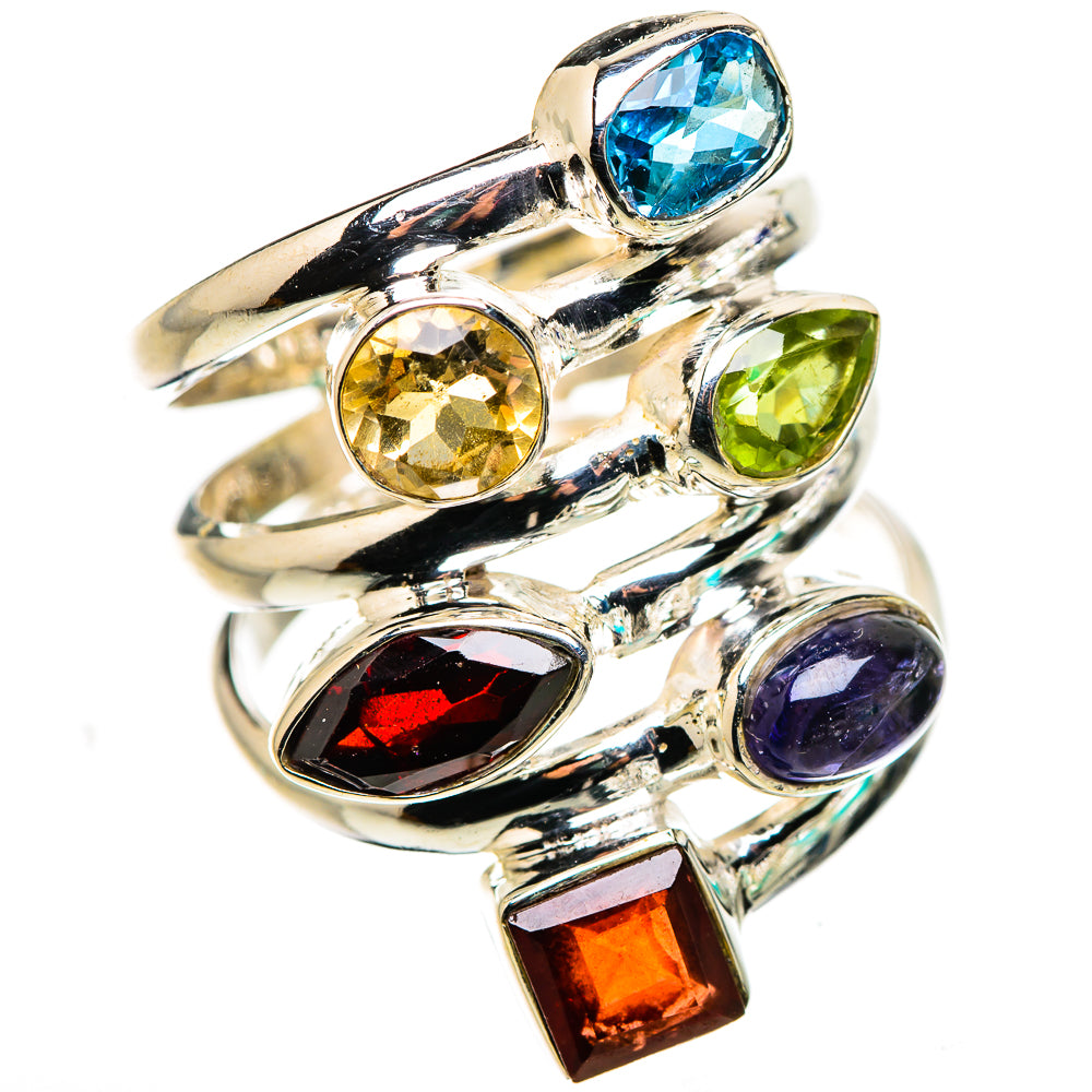 Garnet Rings handcrafted by Ana Silver Co - RING132241 - Photo 2