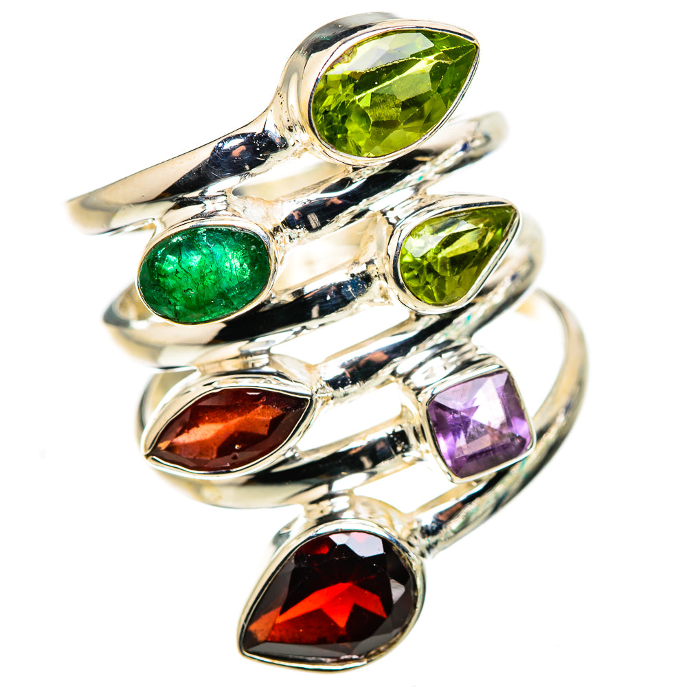 Garnet Rings handcrafted by Ana Silver Co - RING132244 - Photo 2
