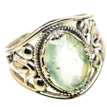 Prehnite Rings handcrafted by Ana Silver Co - RING132247 - Photo 2