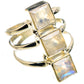 Rainbow Moonstone Rings handcrafted by Ana Silver Co - RING132251 - Photo 2