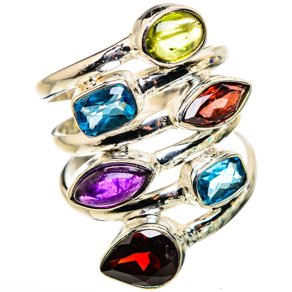 Garnet Rings handcrafted by Ana Silver Co - RING132253 - Photo 2