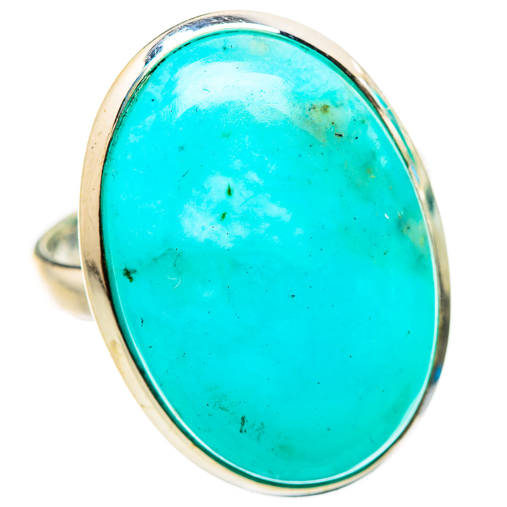 Peruvian Amazonite Rings handcrafted by Ana Silver Co - RING132262 - Photo 2