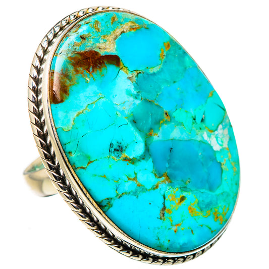 Chrysocolla Rings handcrafted by Ana Silver Co - RING132265 - Photo 2